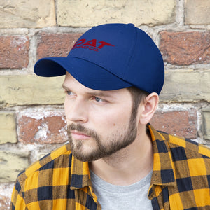Red DAT Embroidered Baseball Hat