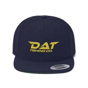 Yellow DAT Embroidered Flat Brim