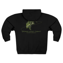 Load image into Gallery viewer, Largemouth Bass Zip Hoodie