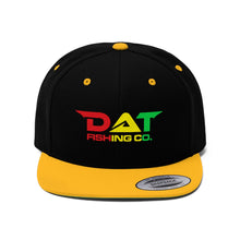 Load image into Gallery viewer, Rasta DAT Embroidered Flat Brim